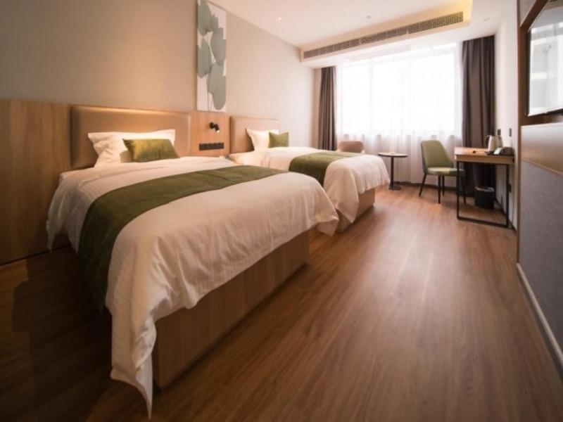 Greentree Inn Anhui Hefei Mengcheng Road Beierhuan Express Hotel Exterior foto